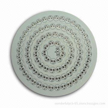 Single-sided PCB, Made of FR4 Base Material, Suitable for LED Products